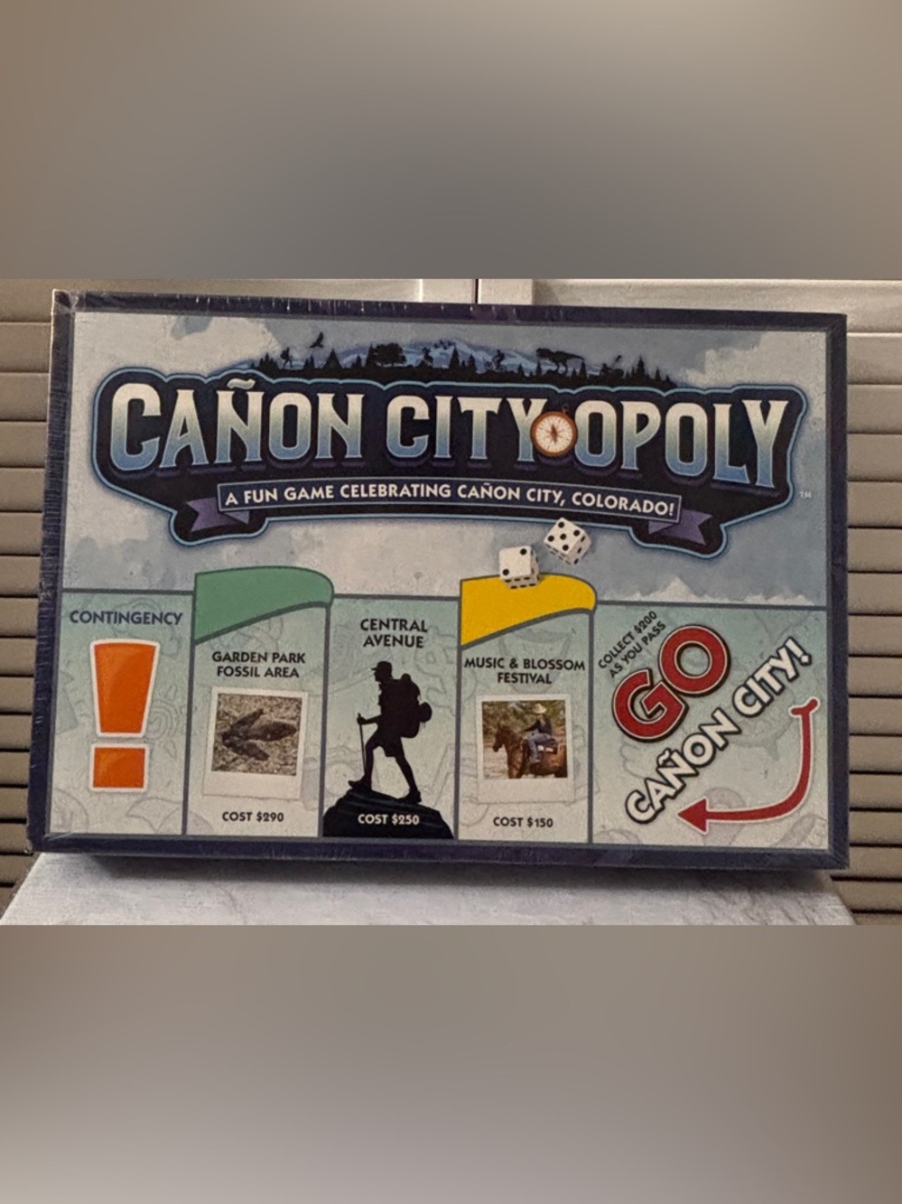 Cañon City Opoly Board Game- New, sealed! Celebrating Cañon City Colorado